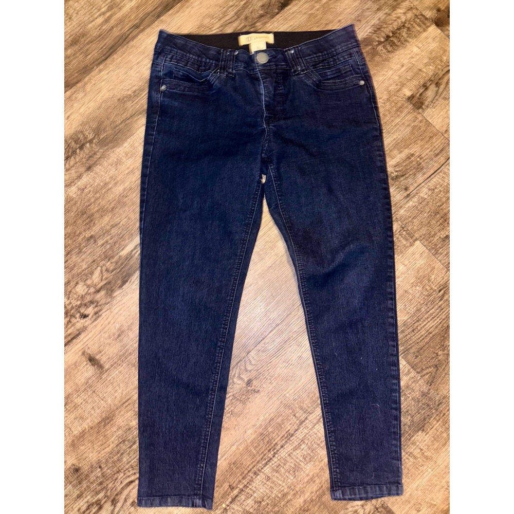 Democracy Ab Solution Skinny Jeans Indigo Blue Stretch Denim Womens Size 8